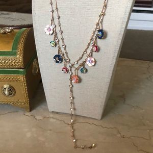Adorable Betsey Johnson Convertible 3-Way Flower Necklace